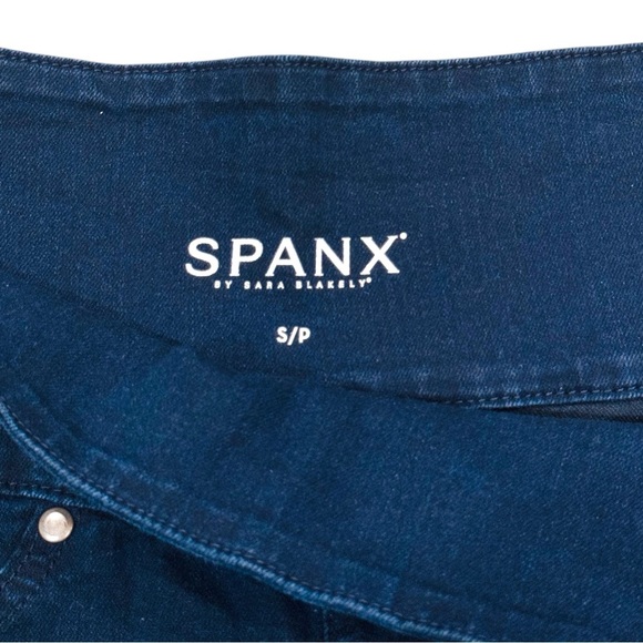 SPANX Size Small Alexia Blue Skinny Side Zip Jegging Jeans - Picture 5 of 6
